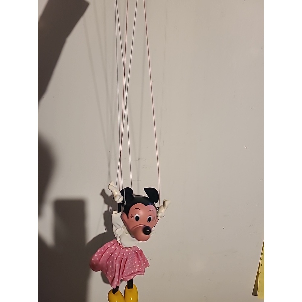 Vintage Early Pelham Puppet 'Minnie Mouse' Marionette String Tangle See Pictures - Picture 12 of 13